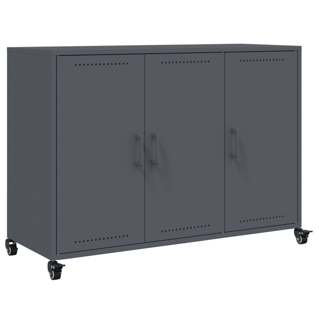 Sideboard Anthracite 100.5x39x72 cm Steel