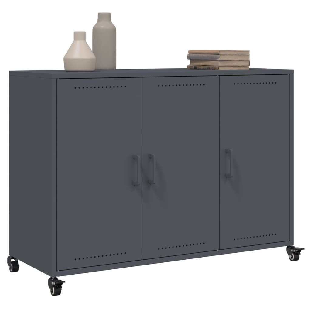 Sideboard Anthracite 100.5x39x72 cm Steel