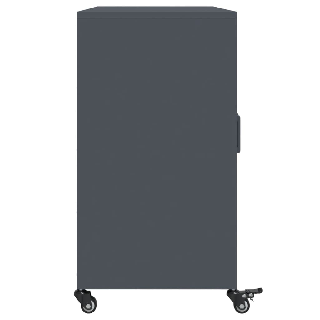 Sideboard Anthracite 100.5x39x72 cm Steel