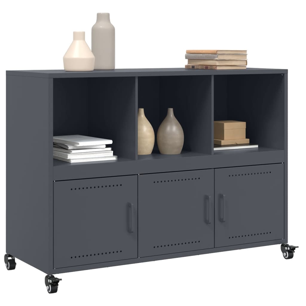 Sideboard Anthracite 100.5x39x72 cm Steel