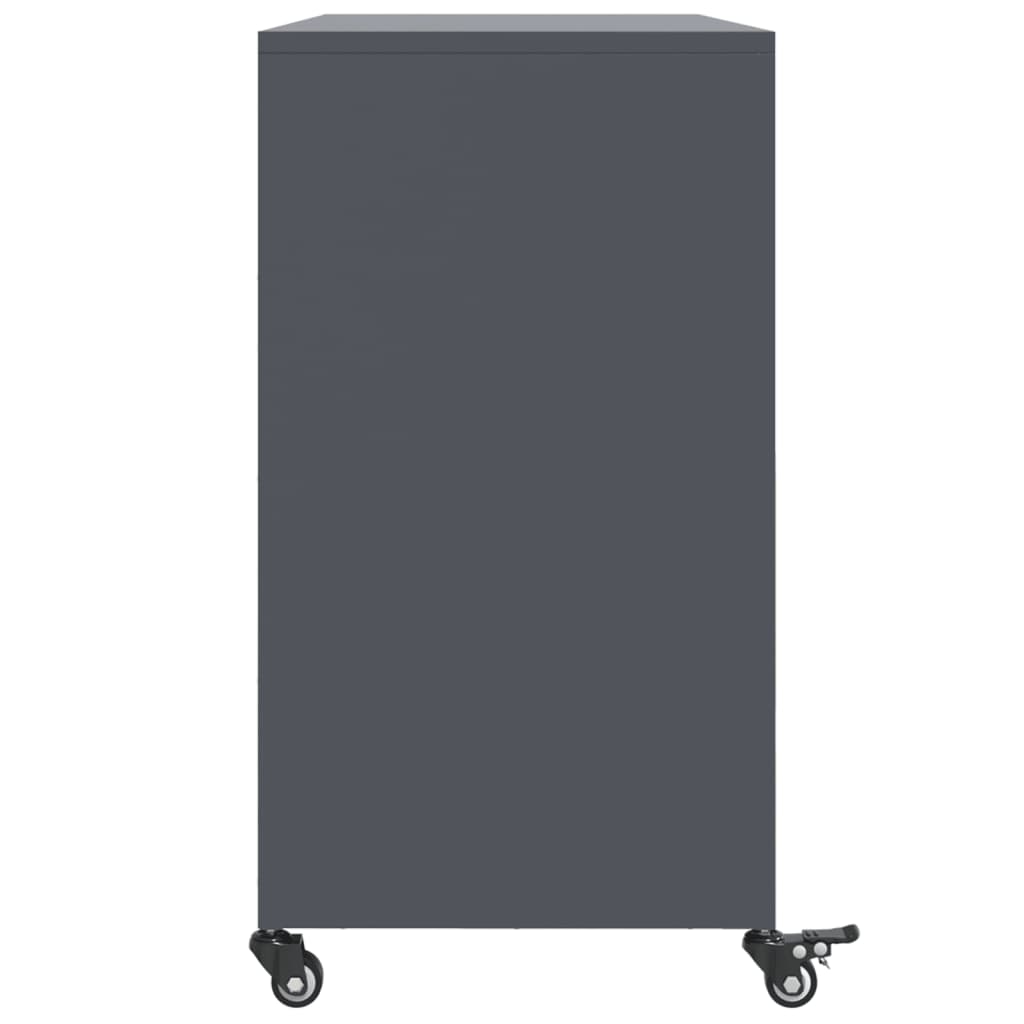 Sideboard Anthracite 100.5x39x72 cm Steel