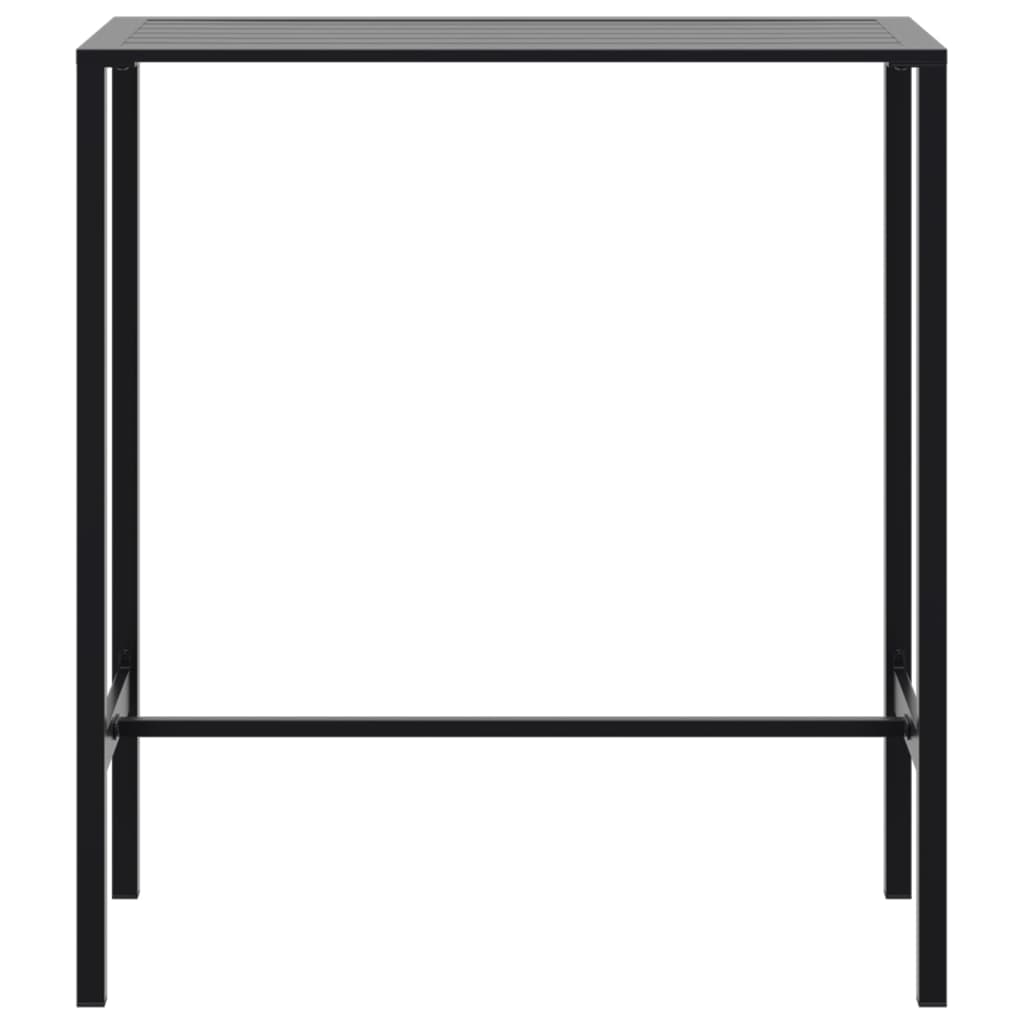 Bar Table Black 100x50x110 cm Powder-coated Steel