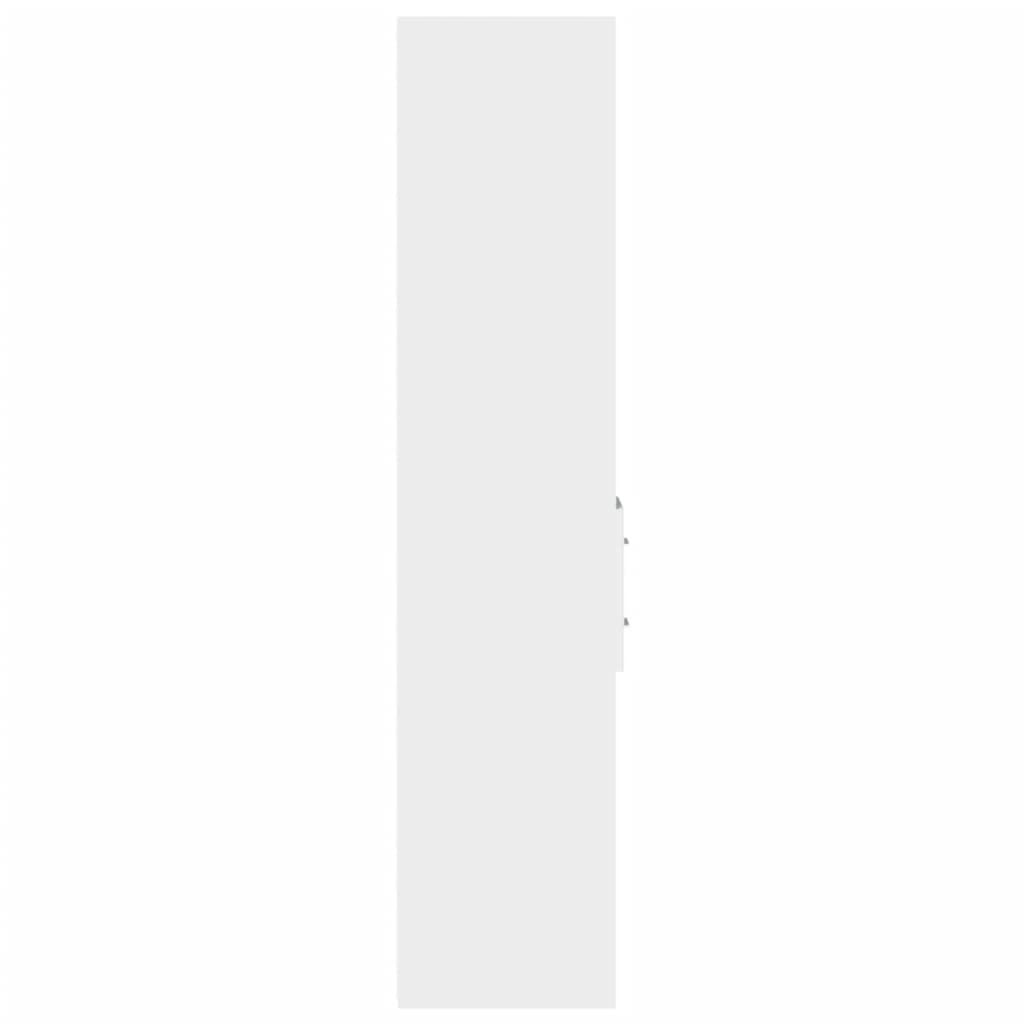 Highboard White 30x42.5x185 cm Engineered Wood