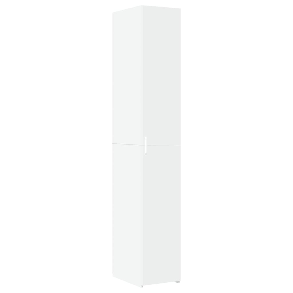Highboard White 30x42.5x185 cm Engineered Wood