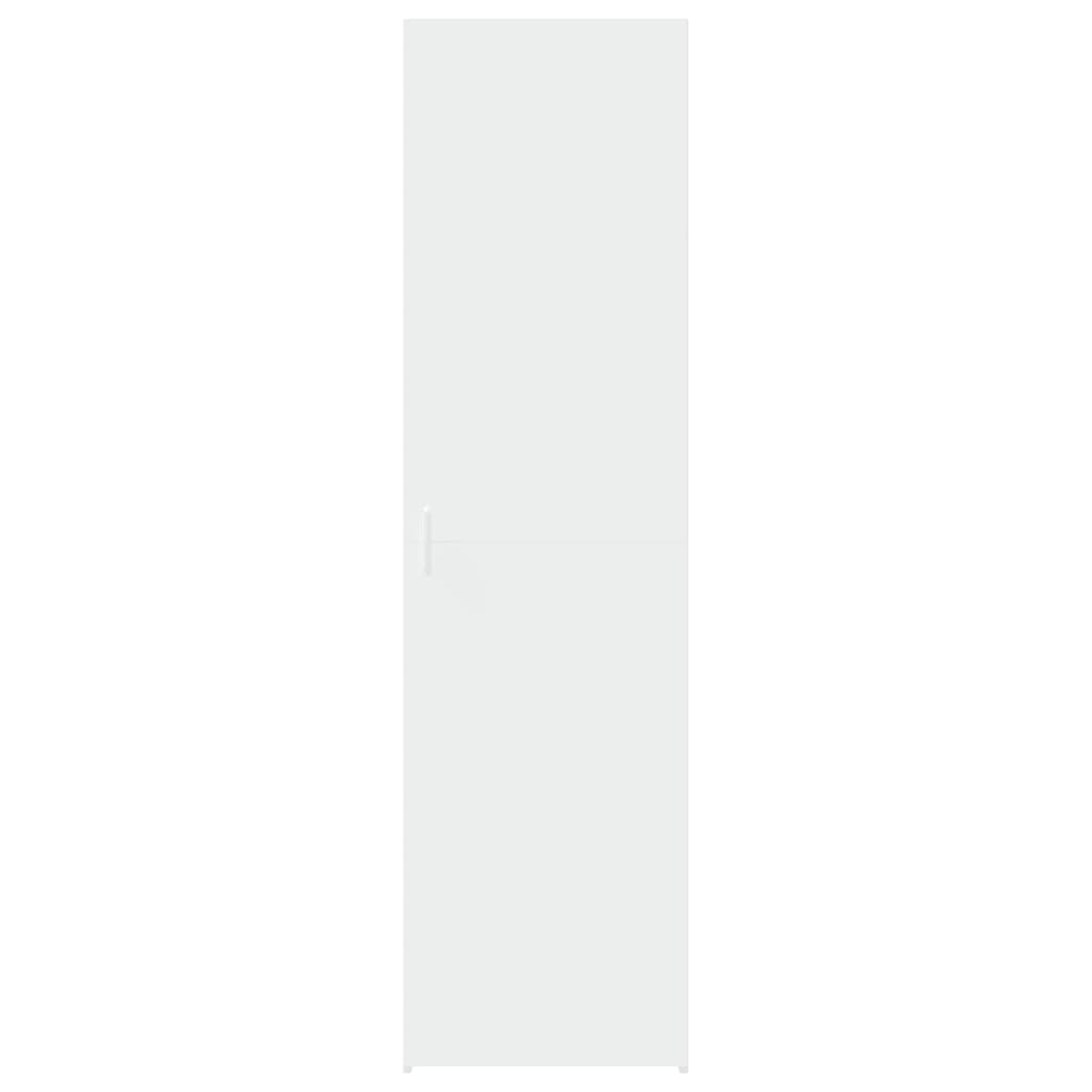 Highboard White 50x42.5x185 cm Engineered Wood