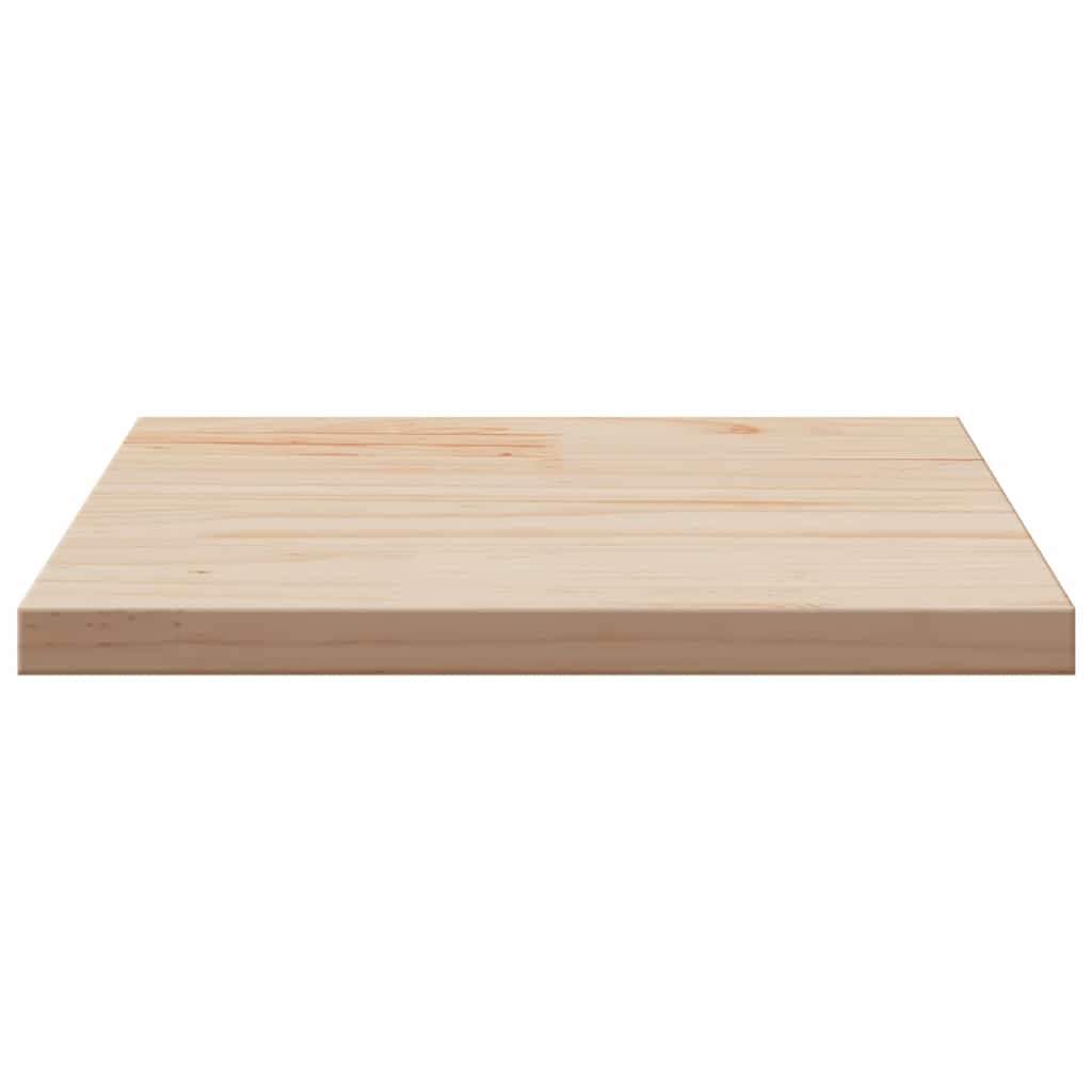 Table Top 40x40x1.7 cm Square Solid Wood Pine