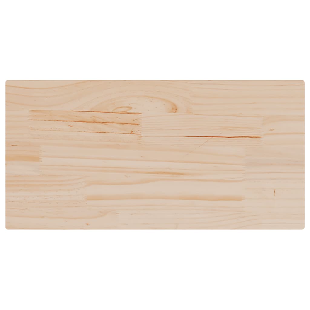 Table Tops 2 pcs 60x30x2.5 cm Rectangular Solid Wood Pine
