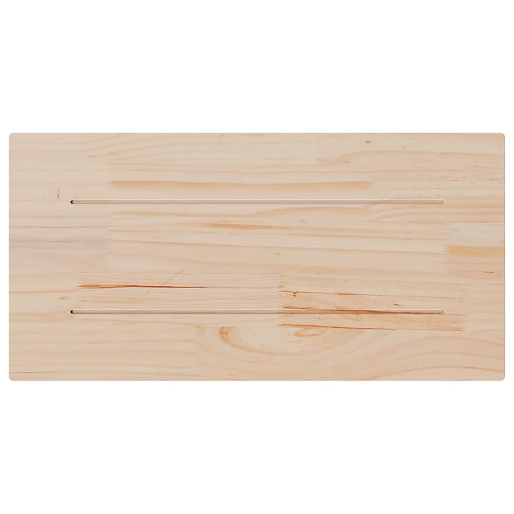 Table Tops 2 pcs 60x30x2.5 cm Rectangular Solid Wood Pine