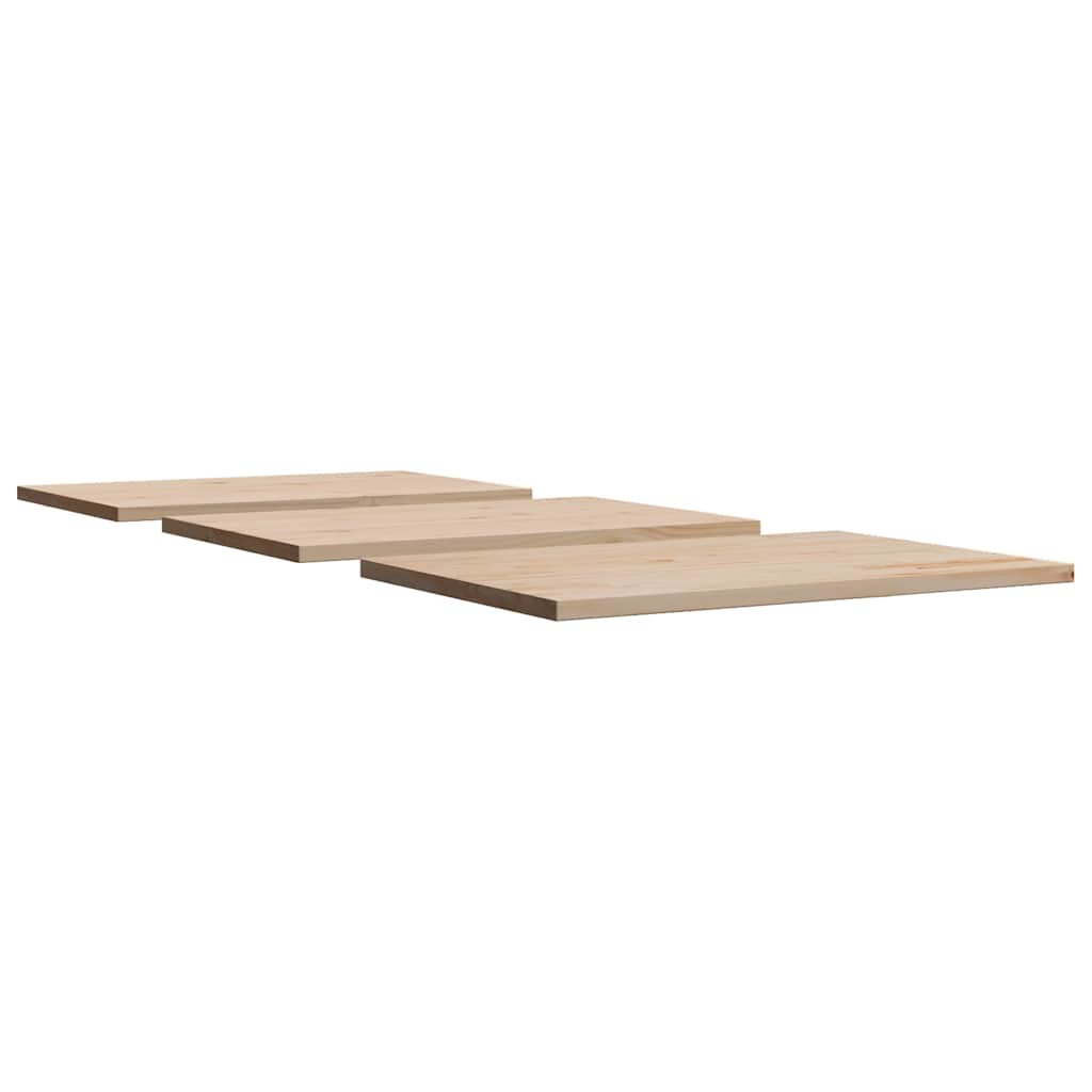 Table Tops 3 pcs 80x53x2.5 cm Rectangular Solid Wood Pine