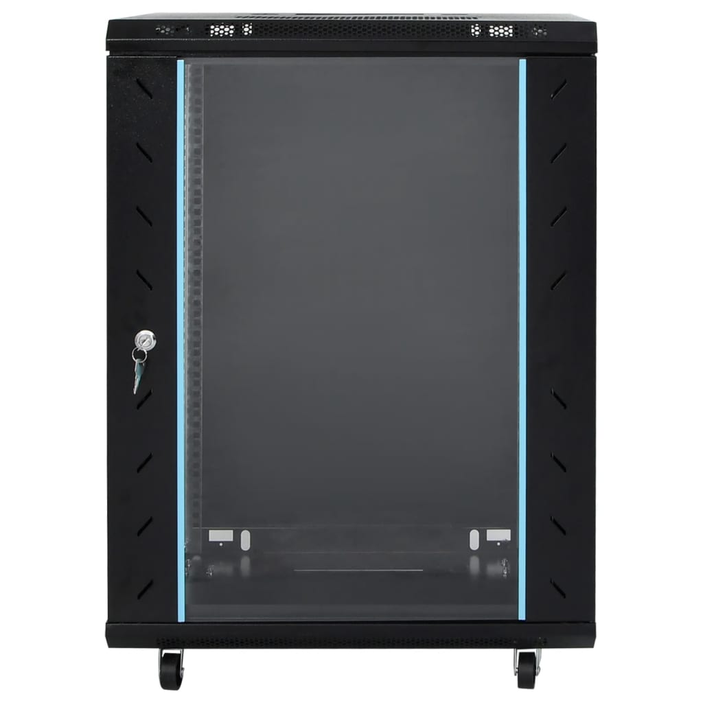 15U Network Cabinet with Swivel Feet 19" IP20 60x45x86 cm