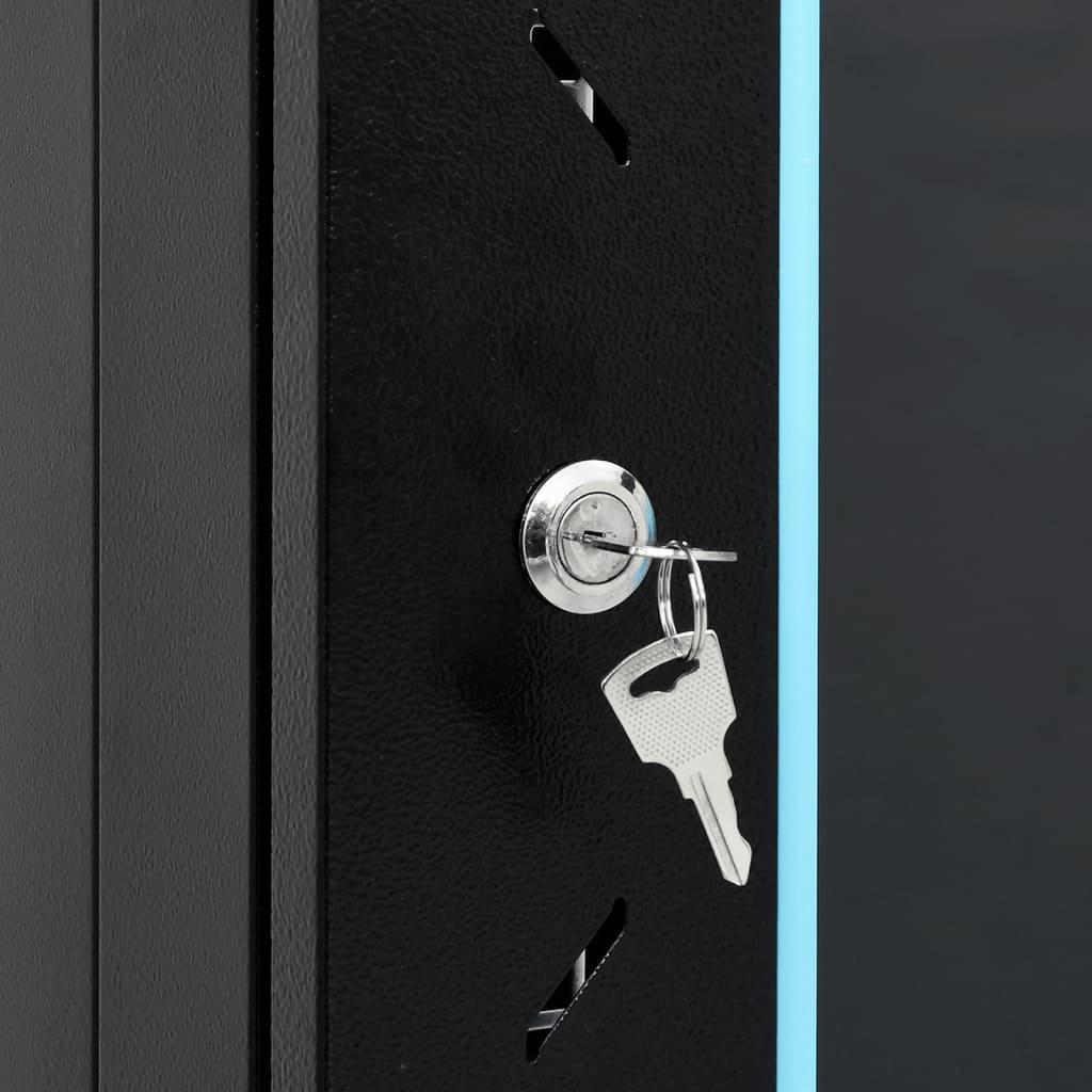15U Network Cabinet with Swivel Feet 19" IP20 60x45x86 cm