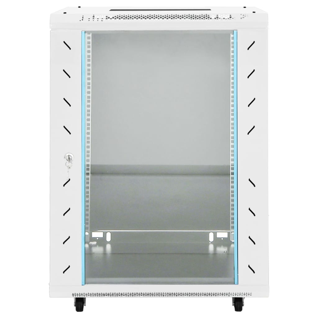 15U Network Cabinet with Swivel Feet 19" IP20 60x45x86 cm