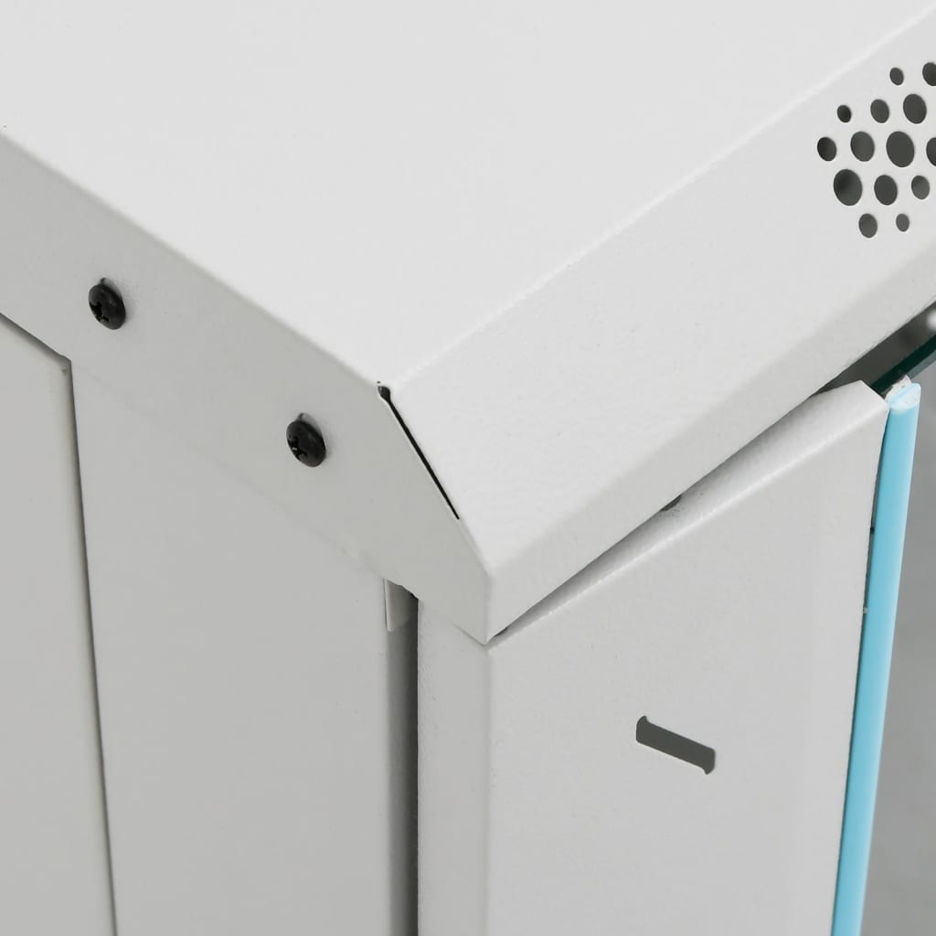 15U Network Cabinet with Swivel Feet 19" IP20 60x45x86 cm