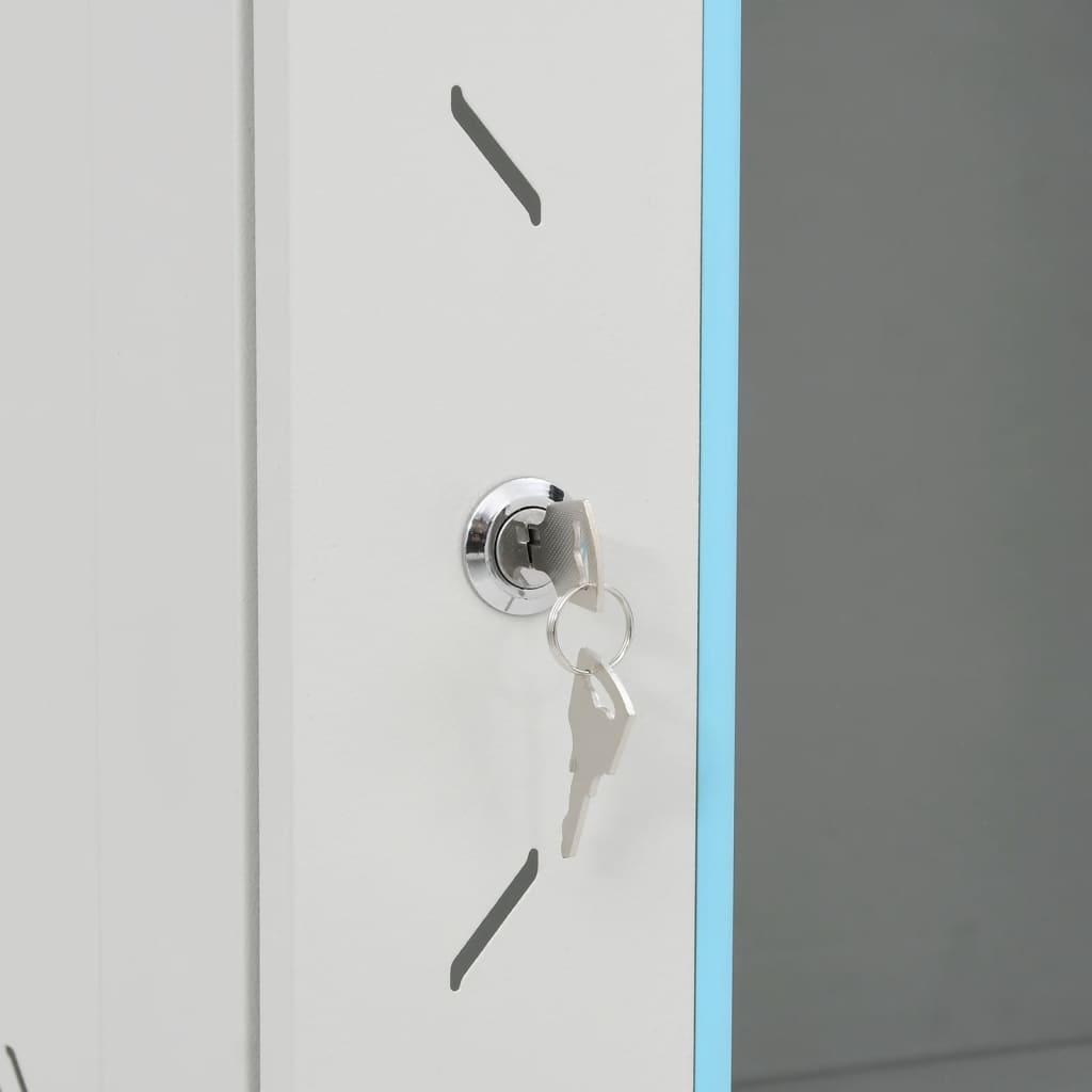 15U Network Cabinet with Swivel Feet 19" IP20 60x45x86 cm