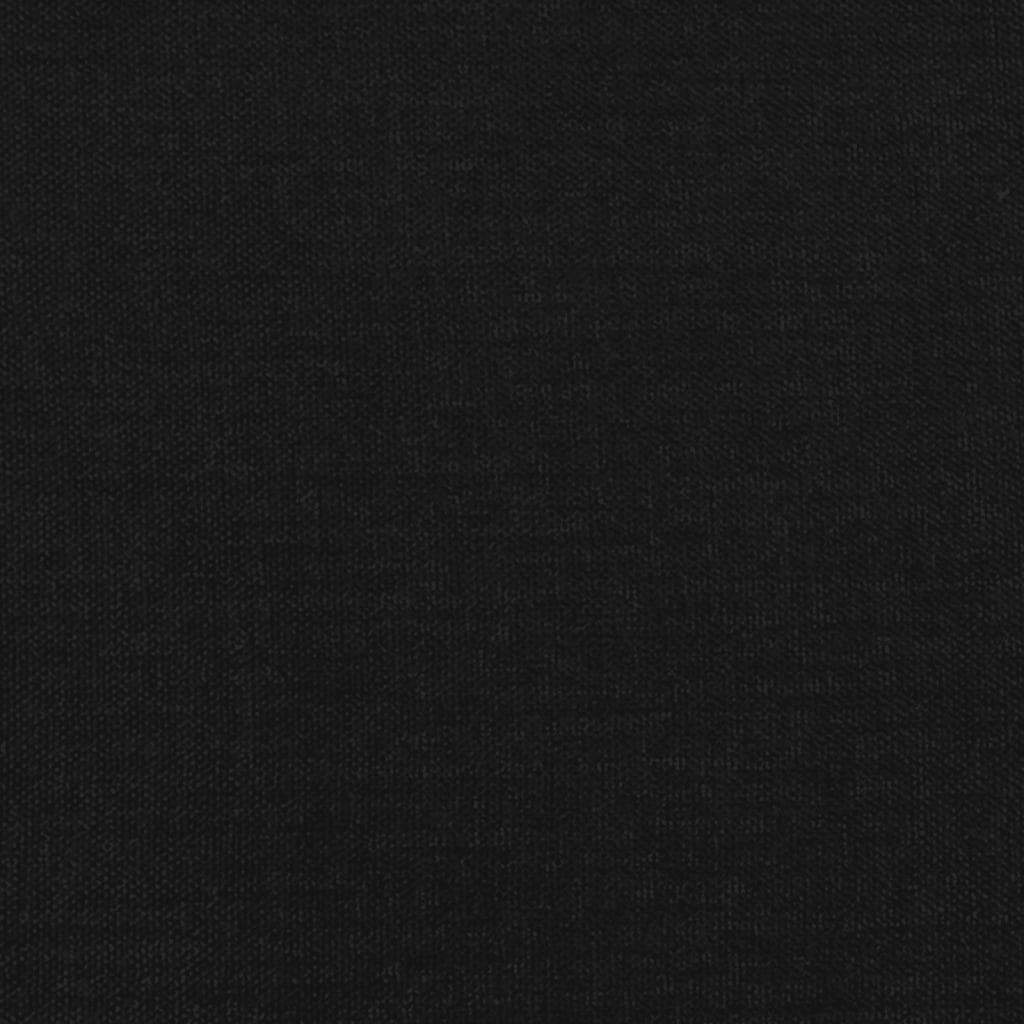 Box Spring Bed with Mattress Black 107x203 cm King Single Fabric