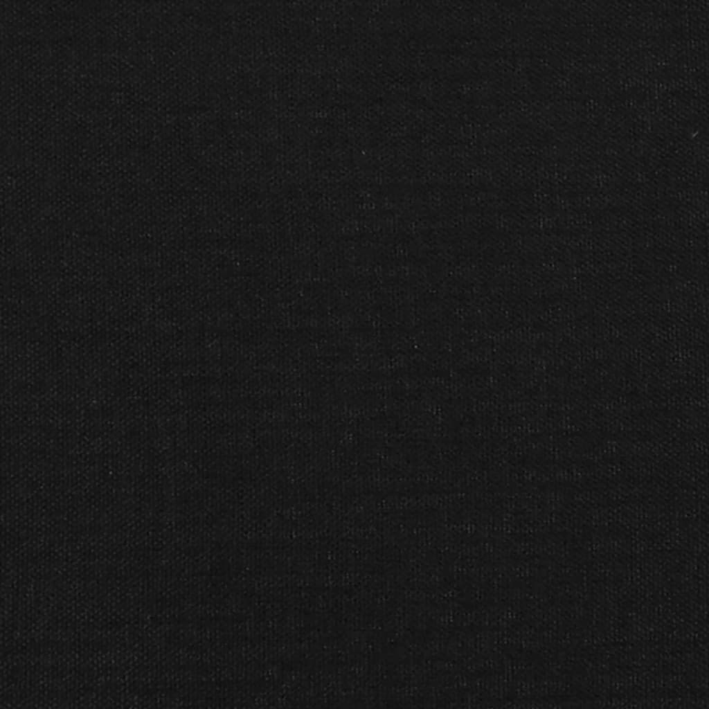 Box Spring Bed with Mattress Black 137x190 cm Full Fabric