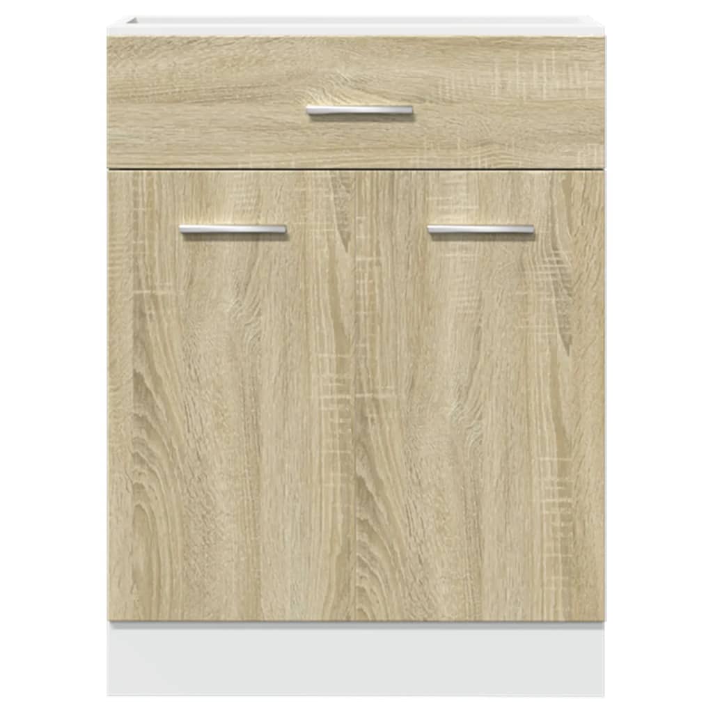 Drawer Bottom Cabinet "Lyon" Sonoma Oak 60x46x81.5 cm