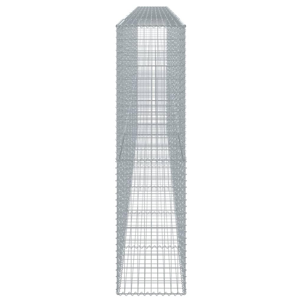 Gabion Basket with Cover 700x50x200 cm Galvanised Iron