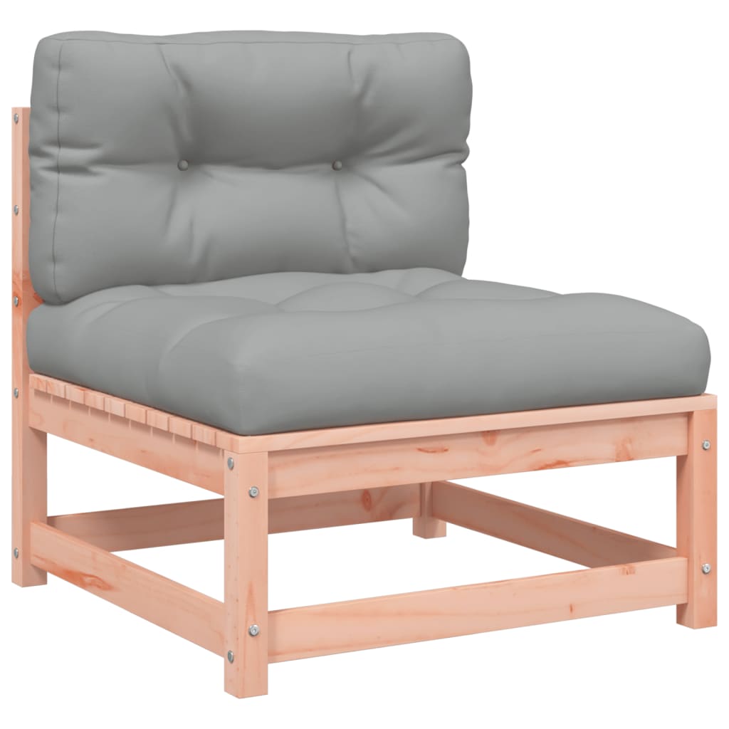 6 Piece Garden Sofa Set with Cushions Solid Wood Douglas Fir