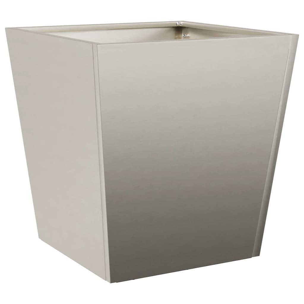 Garden Planters 2 pcs 40x40x40 cm Weathering Steel
