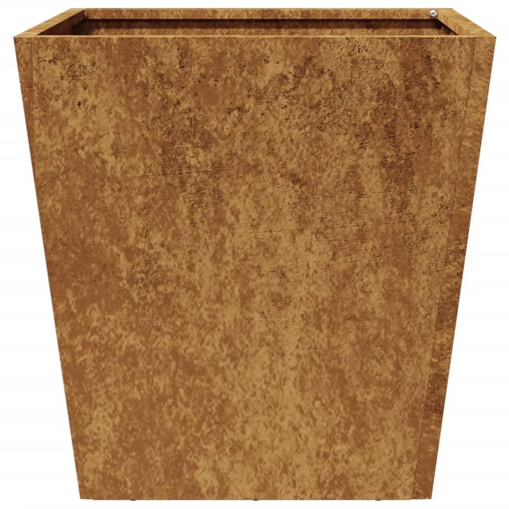 Garden Planters 2 pcs 40x40x40 cm Weathering Steel