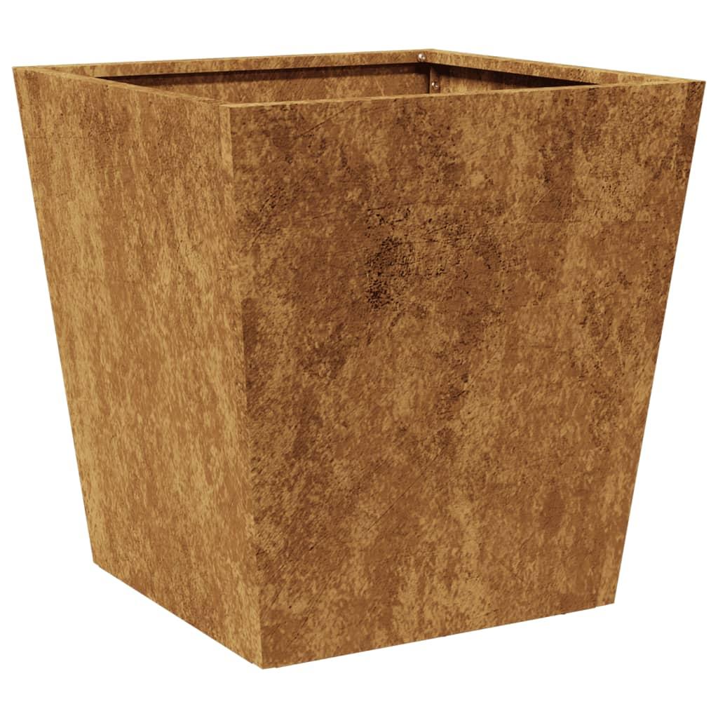 Garden Planters 2 pcs 40x40x40 cm Weathering Steel