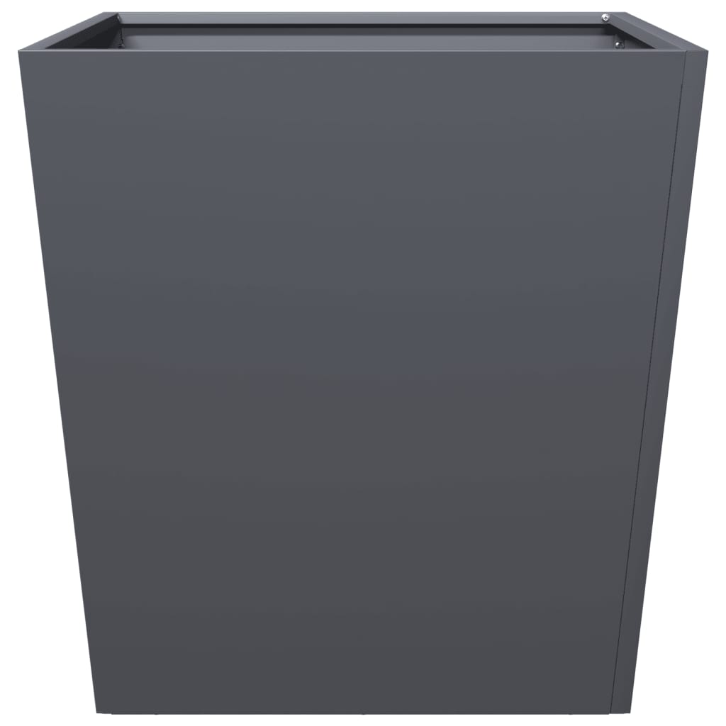 Garden Planters 2 pcs Anthracite 50x50x50 cm Steel