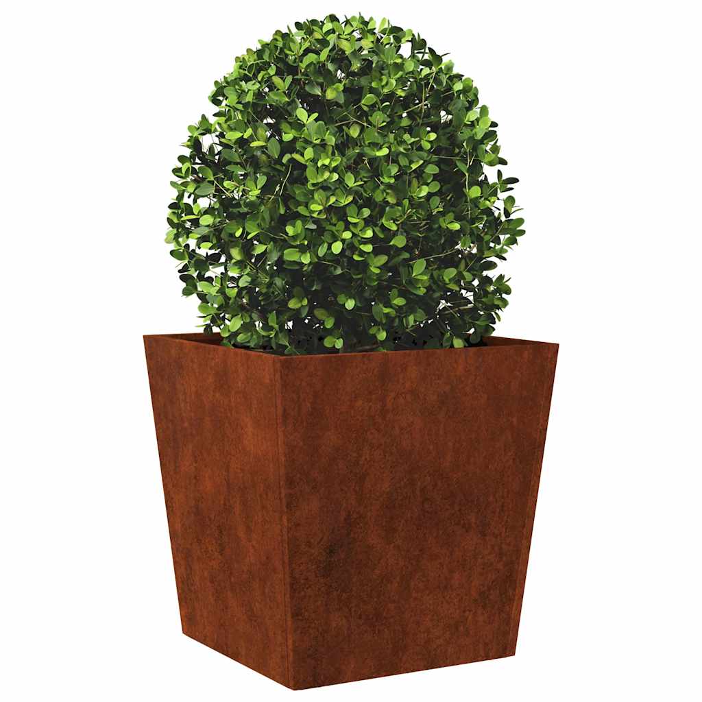Garden Planter 50x50x50 cm Weathering Steel