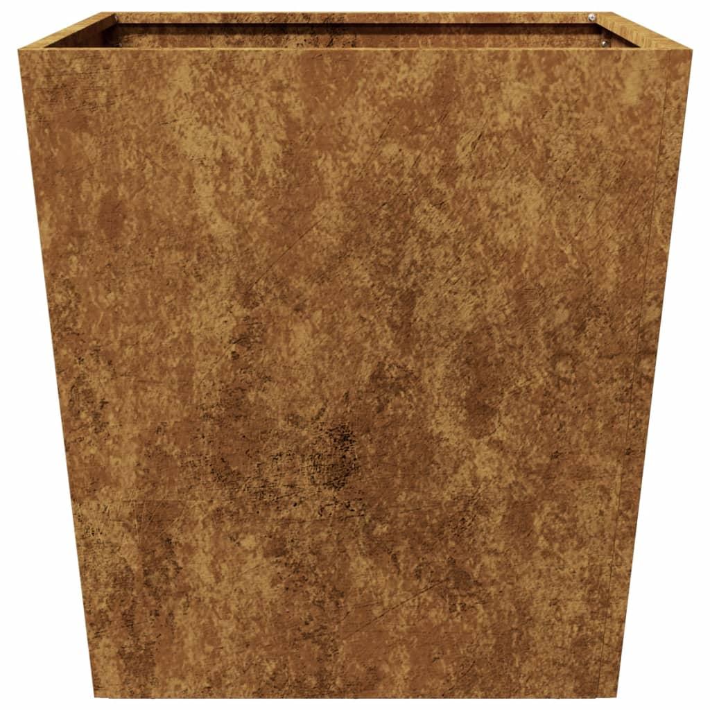 Garden Planters 2 pcs 50x50x50 cm Weathering Steel