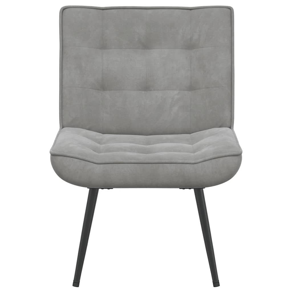 Relaxing Chair Dark Grey 64x74x84 cm Velvet
