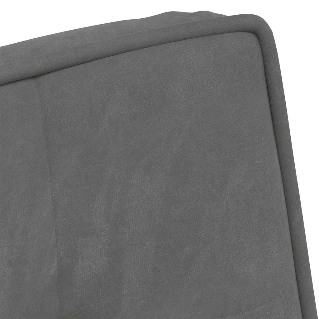 Relaxing Chair Dark Grey 64x74x84 cm Velvet