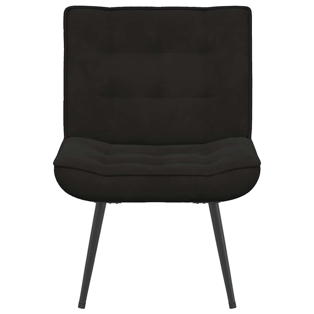 Relaxing Chair Black 64x74x84 cm Velvet