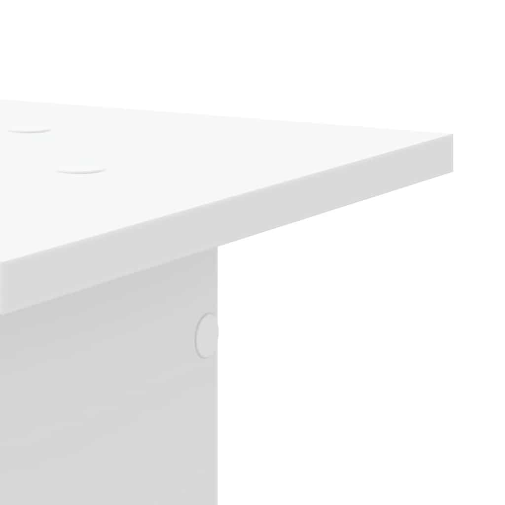 Speaker Stands 2 pcs White 30x30x40 cm Engineered Wood