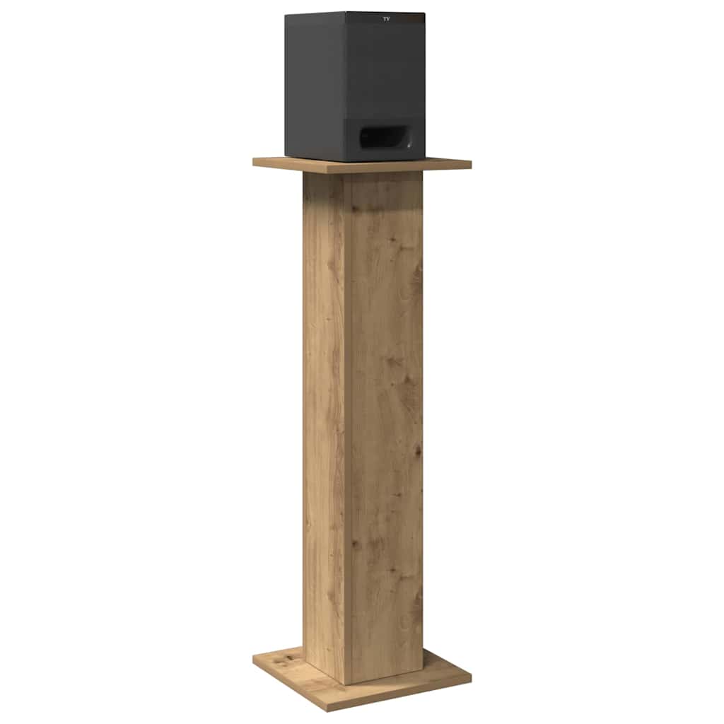 Speaker Stands 2 pcs Artisan Oak 30x30x95 cm Engineered Wood