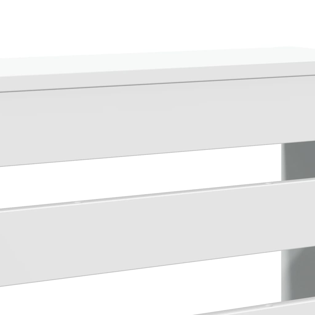 Radiator Cover White 78 x 20 x 82 cm Engineered Wood