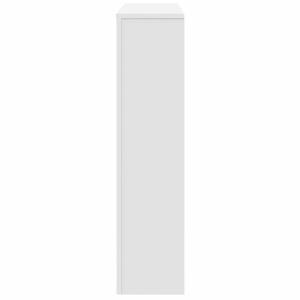 Radiator Cover White 149 x 20 x 82 cm Engineered Wood