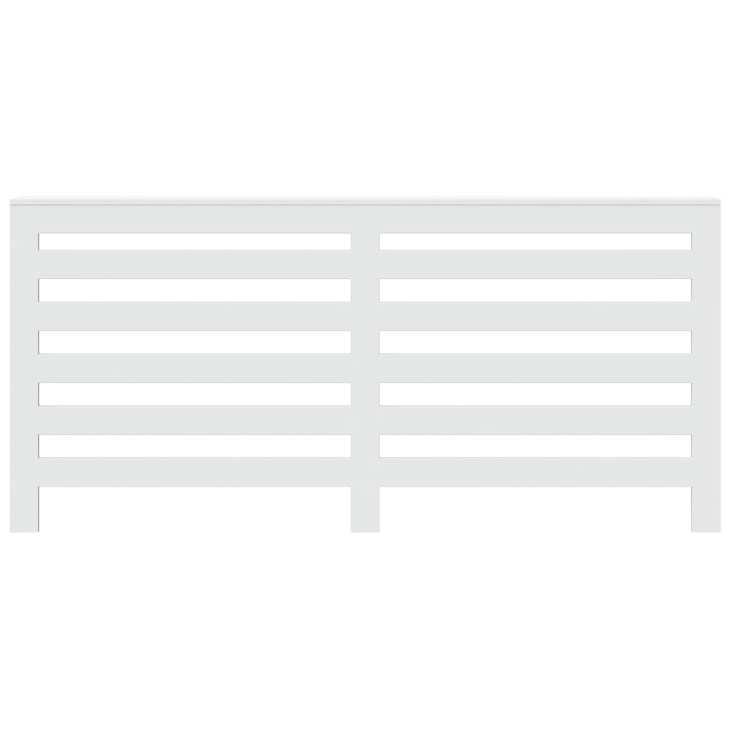 Radiator Cover White 175 x 20 x 82 cm Engineered Wood