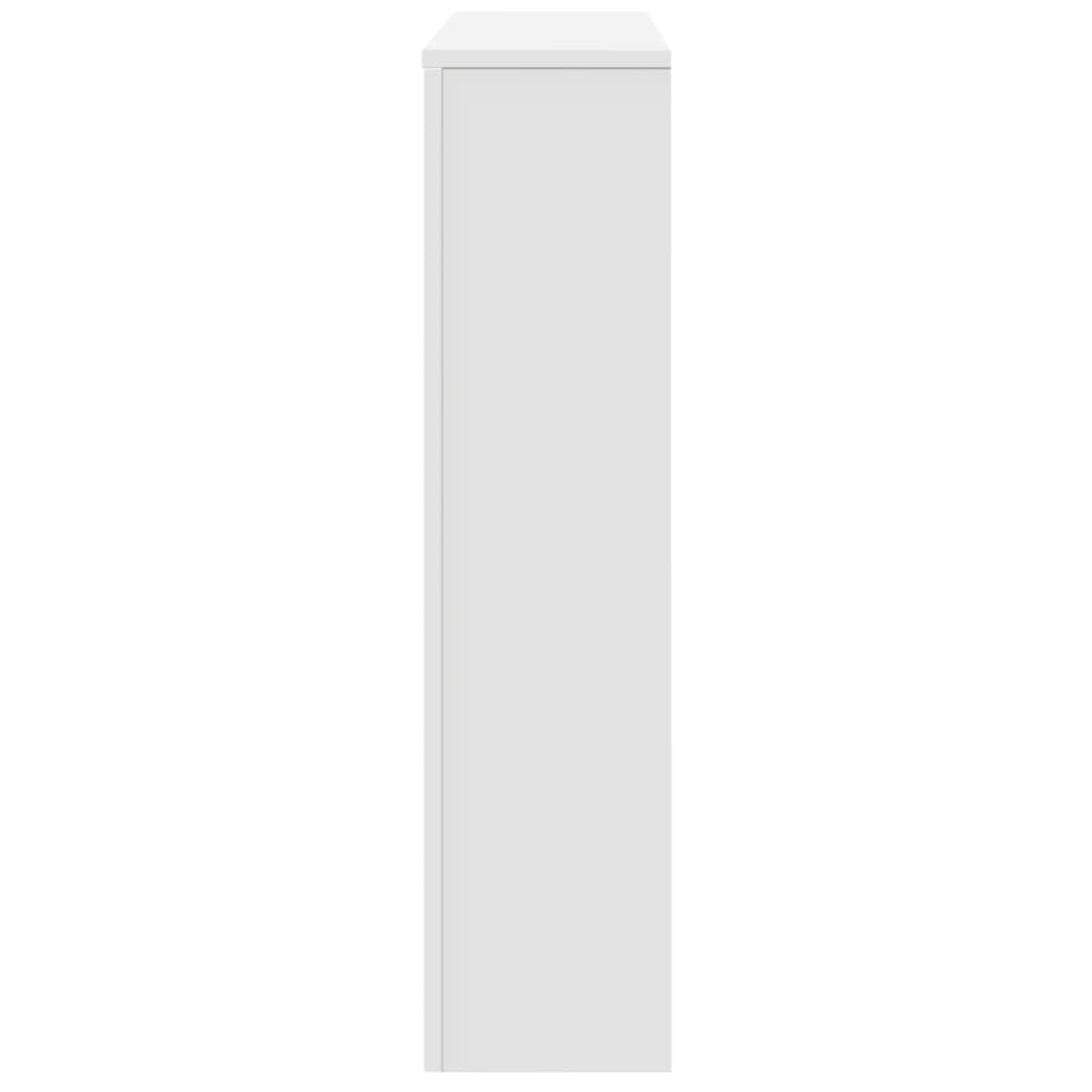 Radiator Cover White 175 x 20 x 82 cm Engineered Wood