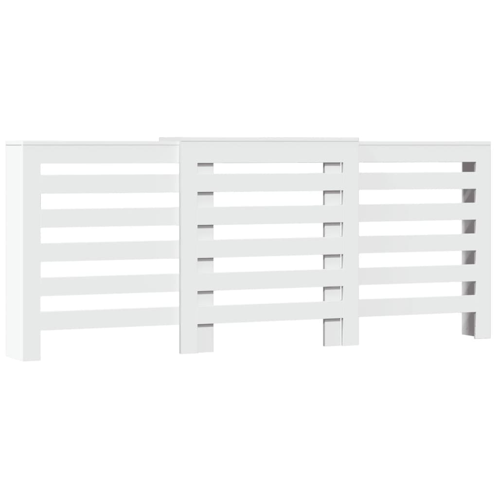 Radiator Cover White 205 x 21,5 x 83,5 cm Engineered Wood