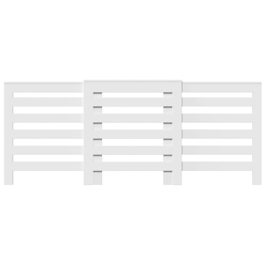 Radiator Cover White 205 x 21,5 x 83,5 cm Engineered Wood