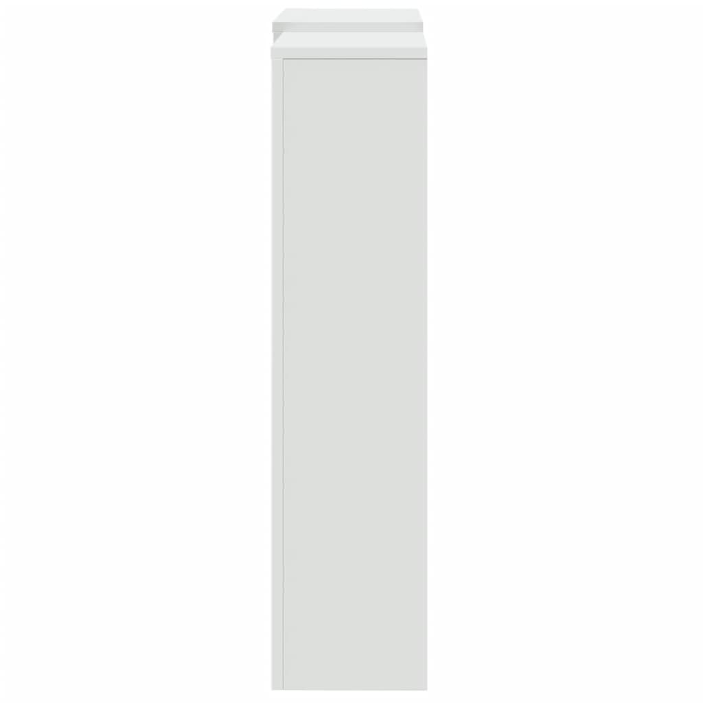 Radiator Cover White 205 x 21,5 x 83,5 cm Engineered Wood
