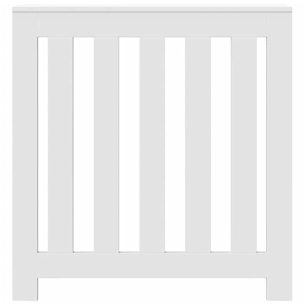 Radiator Cover White 78x20x82 cm Engineered Wood