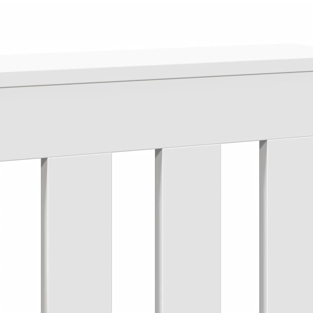 Radiator Cover White 175 x 20 x 82 cm Engineered Wood