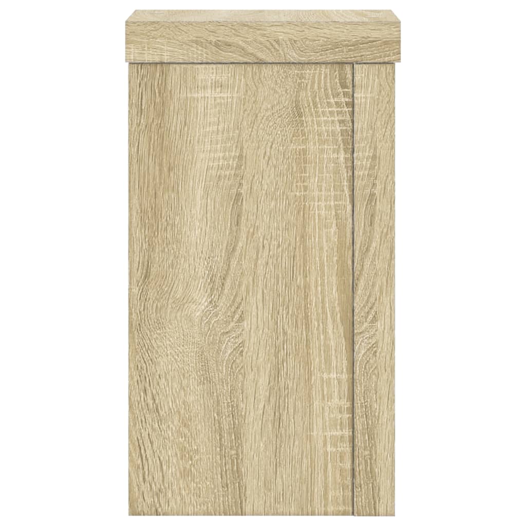 Plant Stand 2 pcs Sonoma Oak 10 x 10 x 18 cm Engineered Wood