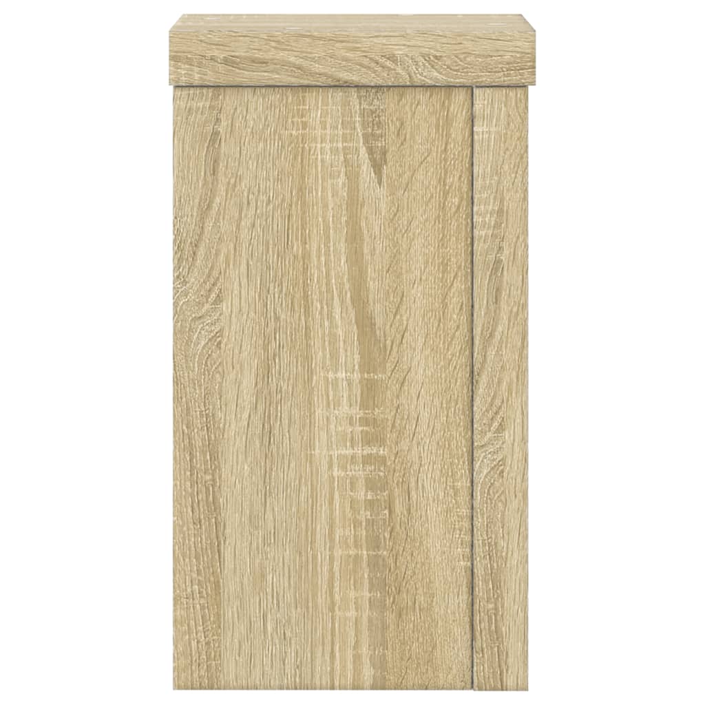 Plant Stand 2 pcs Sonoma Oak 10 x 10 x 18 cm Engineered Wood