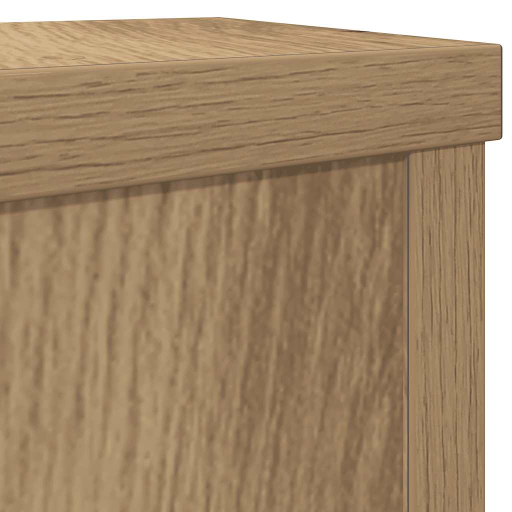 Plant Stands 2 pcs Artisan Oak 10x10x18 cm Engineered Wood