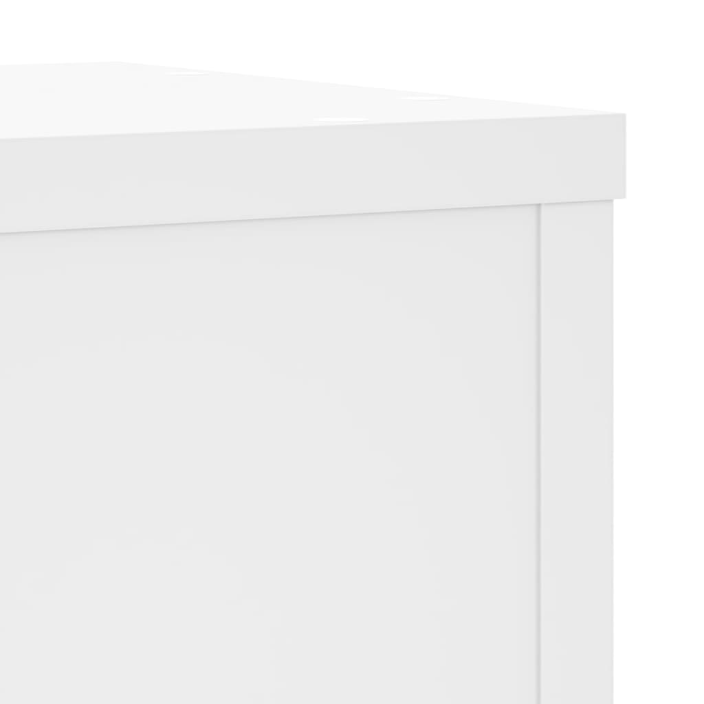Plant Stand 2 pcs White 20 x 20 x 30 cm Engineered Wood