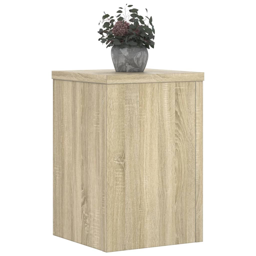Plant Stand 2 pcs Sonoma Oak 25 x 25 x 35 cm Engineered Wood