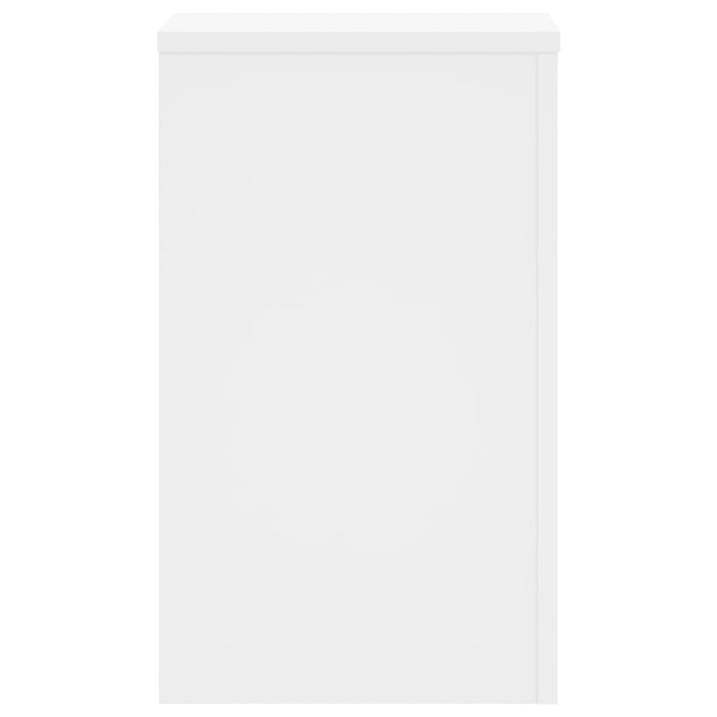 Plant Stand 2 pcs White 30 x 30 x 50 cm Engineered Wood