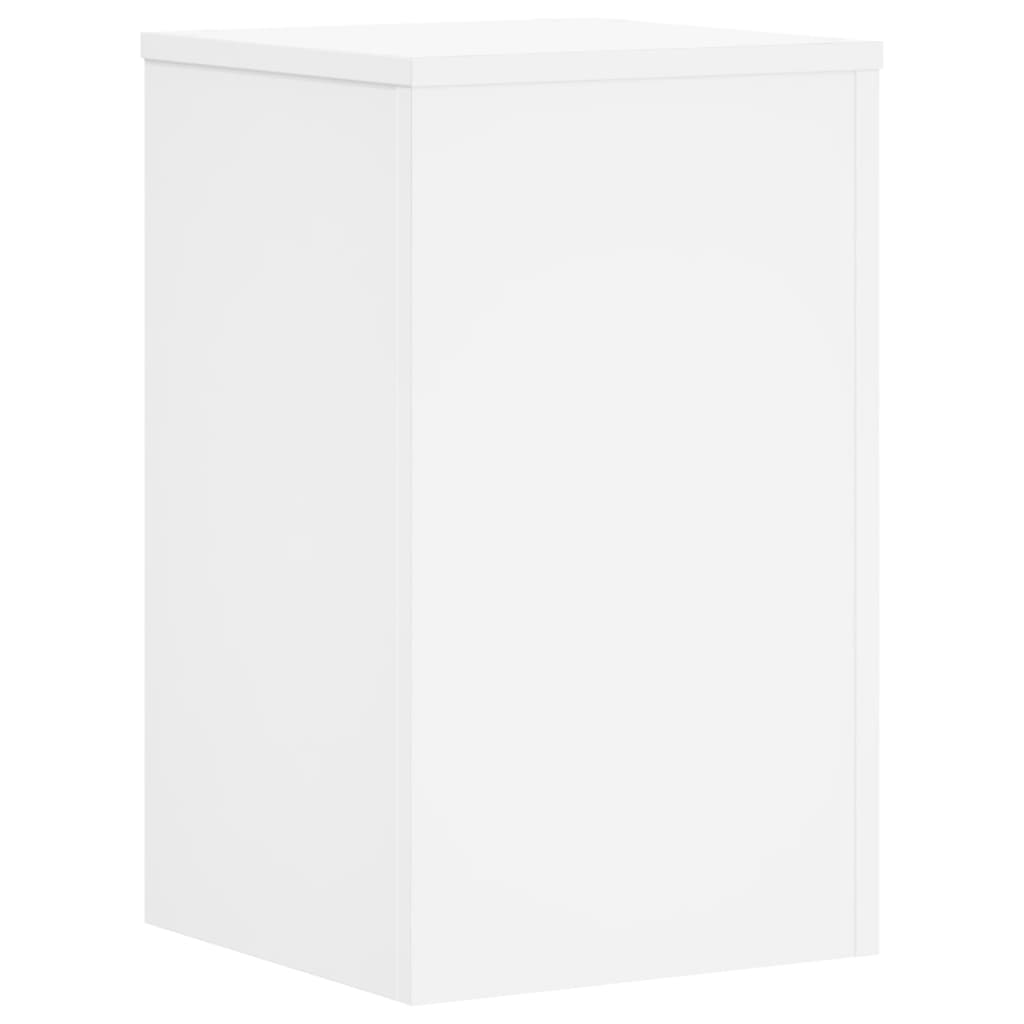 Plant Stand 2 pcs White 30 x 30 x 50 cm Engineered Wood